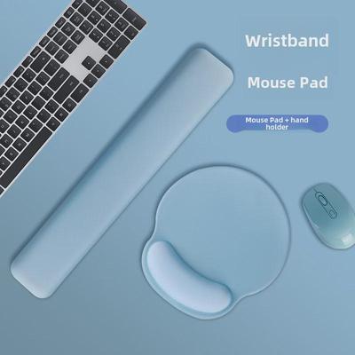 Ergonomik Hafızalı Köpük Mouse Pad ve Klavye Bilek Desteği