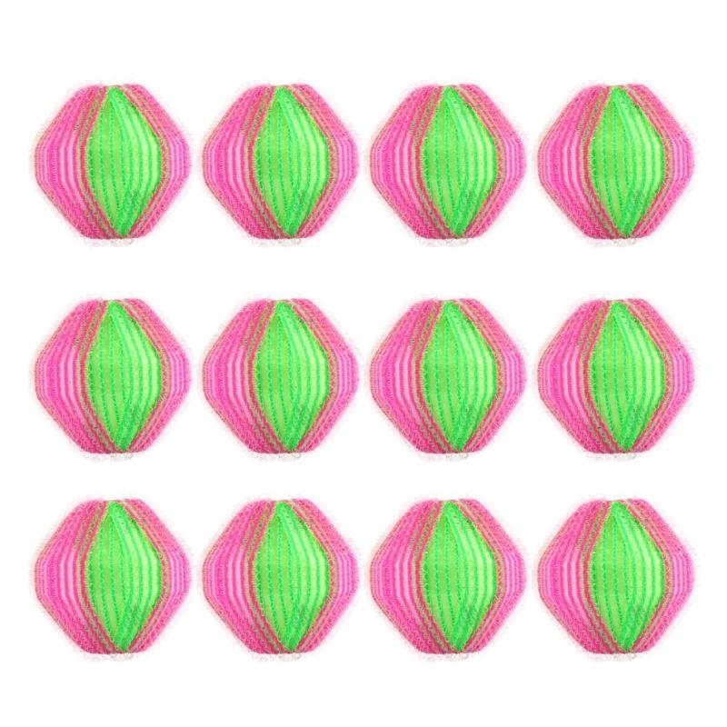 12Pcs Washable Laundry Balls Efficiently Collect Pet Hair Furs Lint In Washing Machine Safe for Delicate Clothing Linens