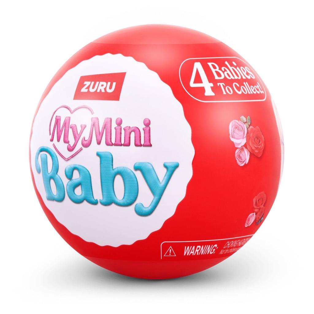 Zuru My Mini Baby Ball 3. Generation Blind Box Überraschung Sammelobjekt Rollenspiel Spielzeug für Kleinkinder 4 Babys zum Sammeln