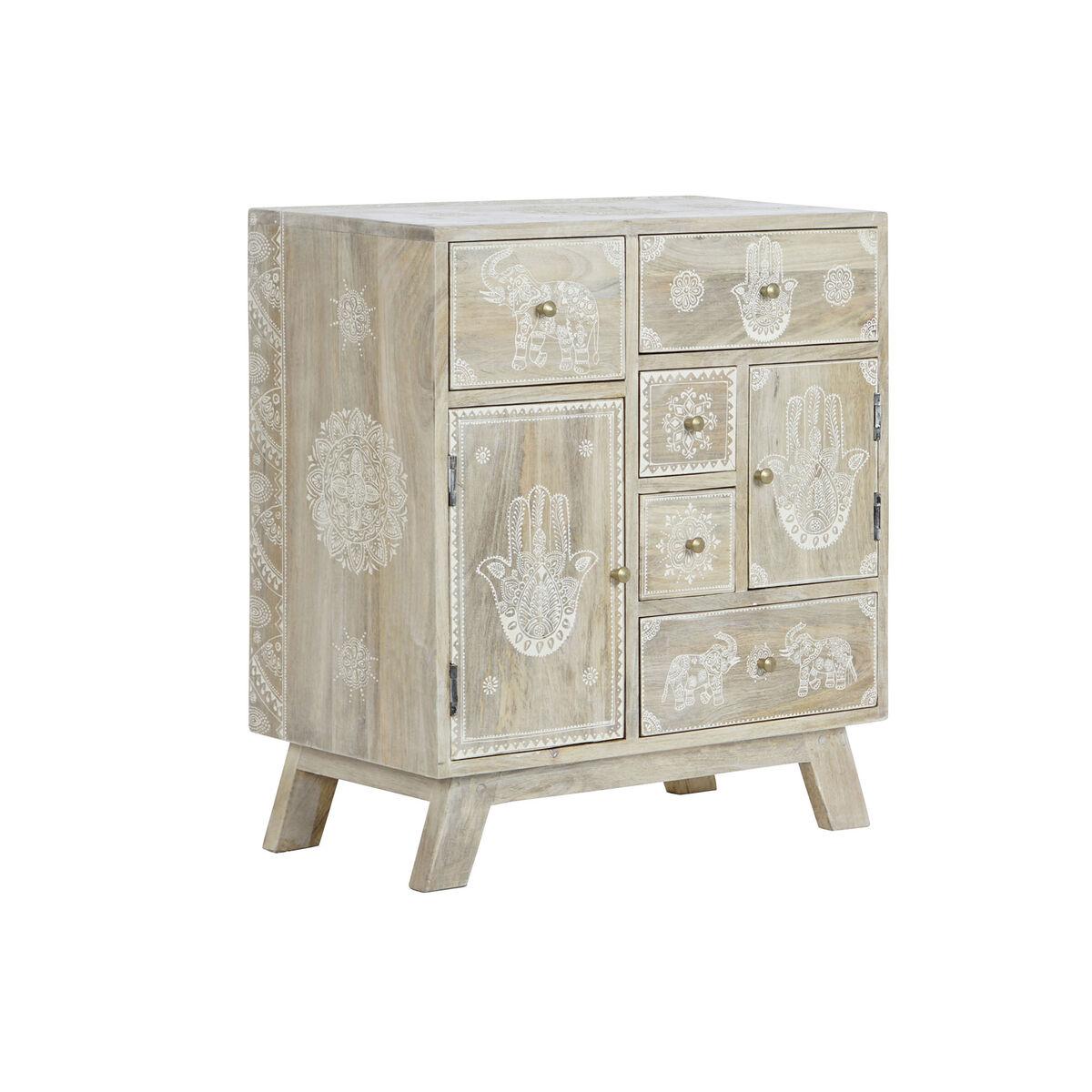 Cassettiera DKD Home Decor 61 x 33,5 x 68,5 cm Legno di mango naturale