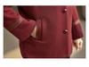 Spring Arrival: Chinese Style Embroidered Woolen Coat for Middle-Aged & Elderly Women - Loose, Stylish Cardigan