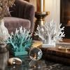 Colorful Artificial Coral Statue Resin Faux Coral Decoration  Photography Prop
