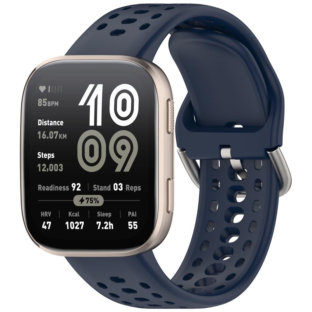 22mm Official Silicone Strap For Amazfit Bip 6 Balance 2 Breathable Bracelet Wristband For Amazfit T-Rex3 Pro GTR 4/3 Helio Belt