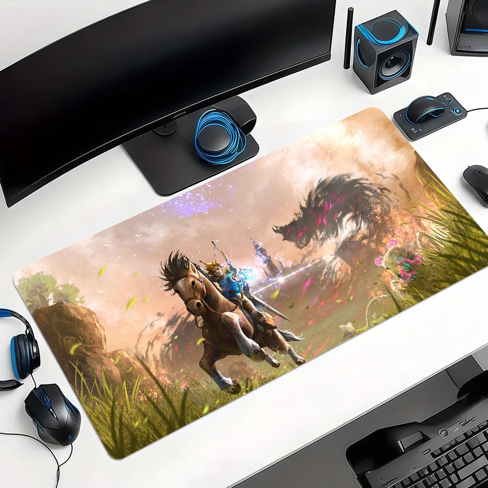 The Legend of Z-Zelda Breath the Wild Mouse Pad Non-slip Thickened Large Writing Lockedge Office Student Gaming Cushion MousePad