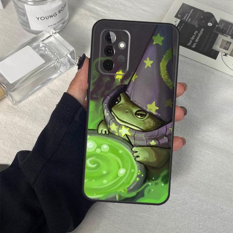 Witch Frog Case For Samsung Galaxy A54 A34 A14 A36 A56 A06 A13 A53 A32 A12 A22 A52 A35 A17 A16 A55 A15
