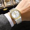 POEDAGAR Luxury Business Male Watch Waterproof Luminous Week Date Wristwatch Stainless Steel Trendy Quartz Watches for Men