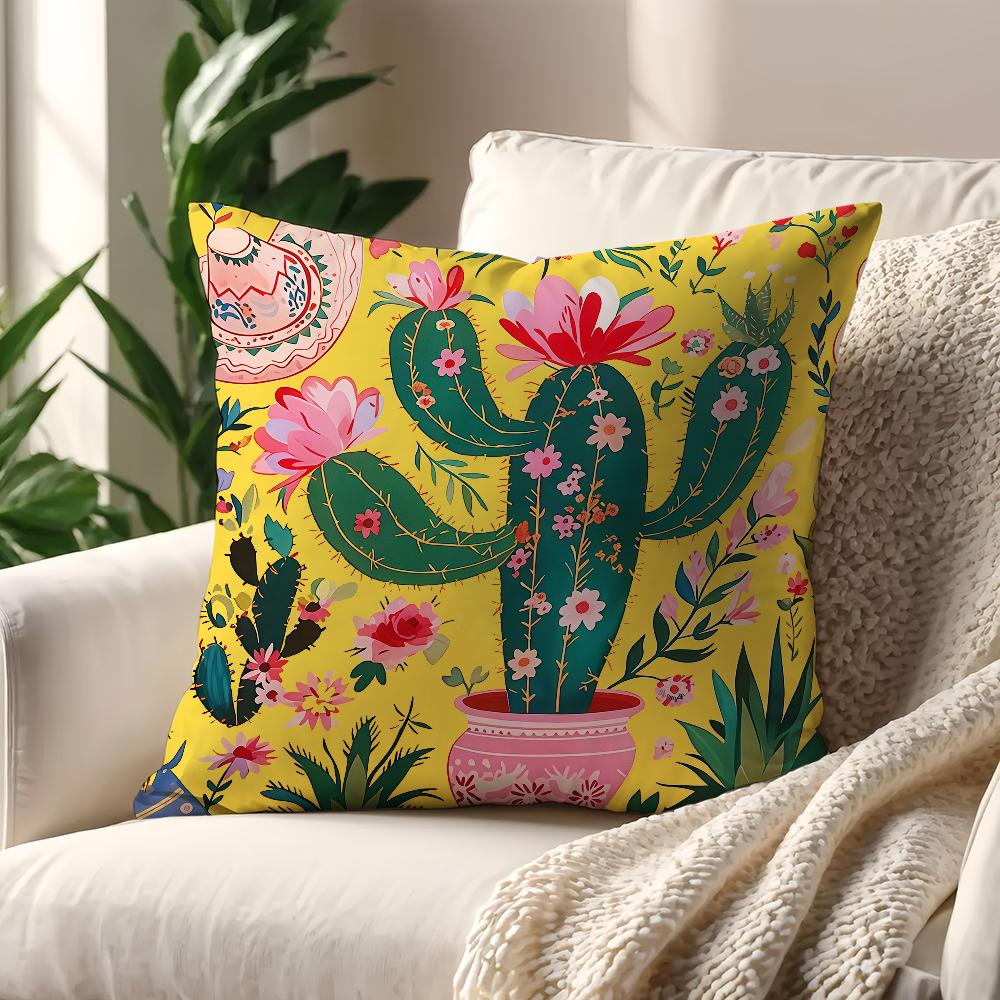 Colorful Floral AnimalPrint Decorative Cushion Cover For Pillow Printing Sofa Decoration Home Car Room Office Nordic Simplicity
