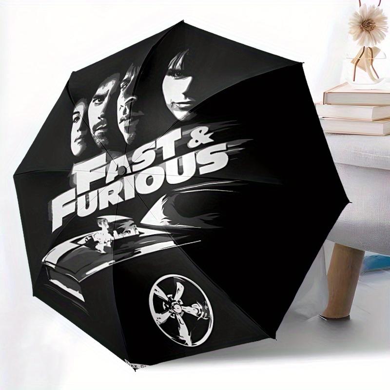 Fast Furious Automatic Open/close Umbrella, Heavy-Duty Iron Frame, Folding Portable Design, Travel, Everyday Use 199