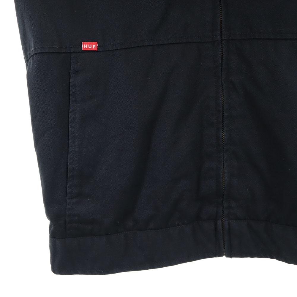 HUF Zip Jacket M Black Men's Used
