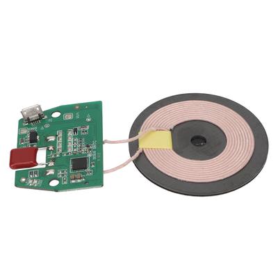 Drahtloses Lademodul QI Standard Schnelles Laden Micro USB Port Spule DIY Drahtloses Ladegerät PCBA