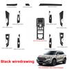 Car Interior Sticker For HONGQI HS5 2019-2025 Lifting Window Panel Decal Inner Door Gear Box Dashboard Film Auto Accessories