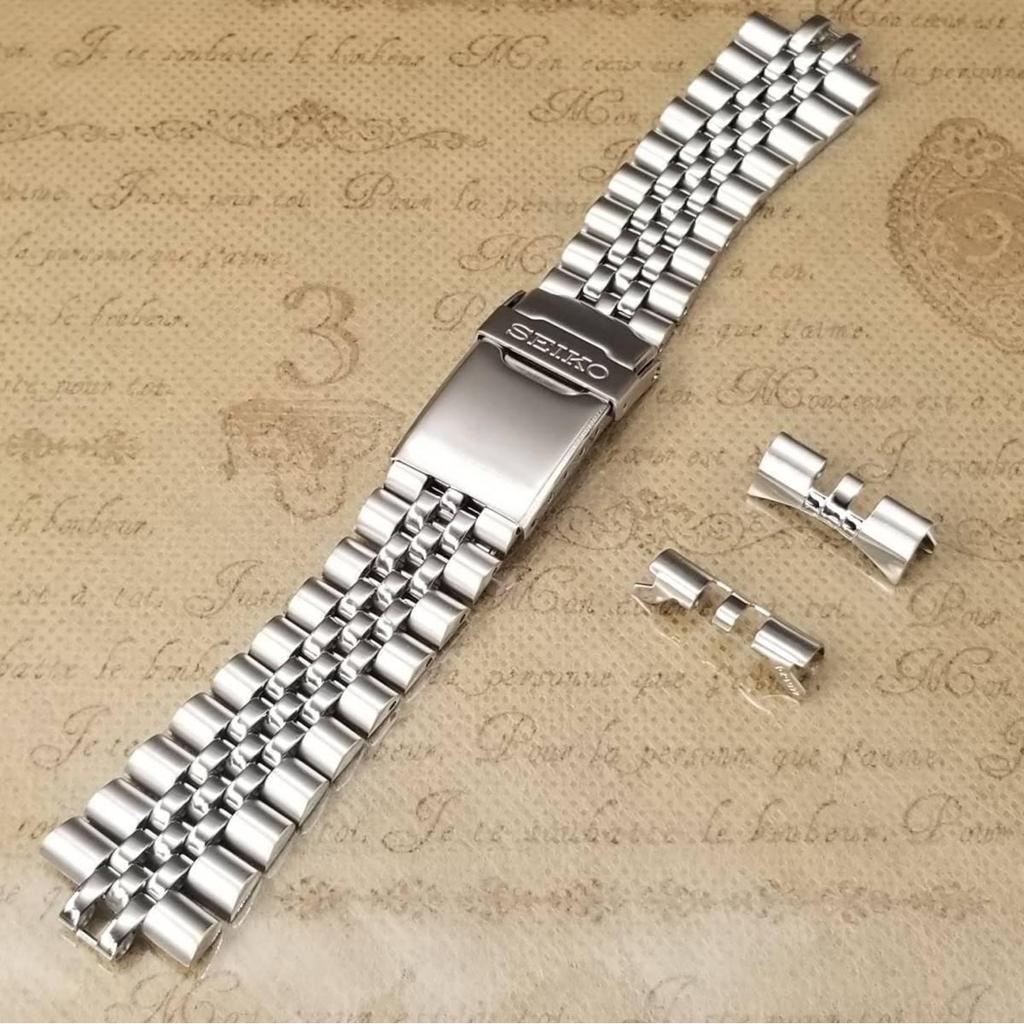 Used Genuine Seiko 22mm 5-link Stainless Steel Band 7S26-0020, SKX007, SKX009 Watch Strap 44G1JZ