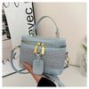 New niche women's bag versatile shoulder messenger bag high-end sense portable box box bag women