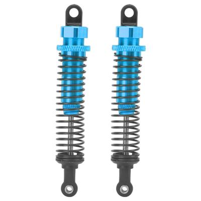 2Pcs 85mm RC Metal Shock Absorber Damper for TRAXXAS SLASH 2WD RC Car Upgrade PartsBlue