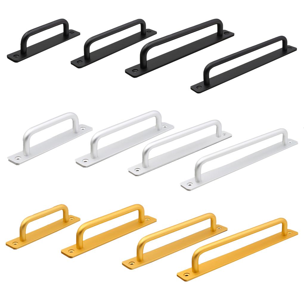 Uchwyt Meblowy ze Śrubami Montażowymi Aluminiowe Okucia Gałki Kolorowe Odporne na Zużycie Gałki do Drzwi Domowe Szafki Kuchenne