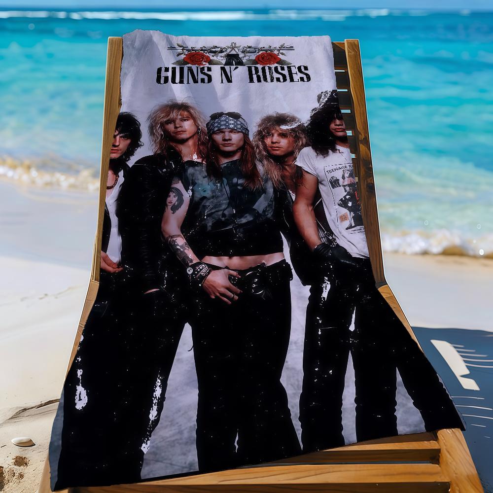 

Bnad G-Guns N R-Roses-S Towel Sports Quick Dry Travel Camping Gear Sandproof Soft Light Large Beach Towel W30*H60(CM)