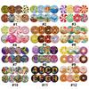 8 Pcs Diamond Painting Crafts Coaster Sandy Coastline Wooden Biscuit with Holder Doughnut for Adults Kids Beginner Gift Supplies