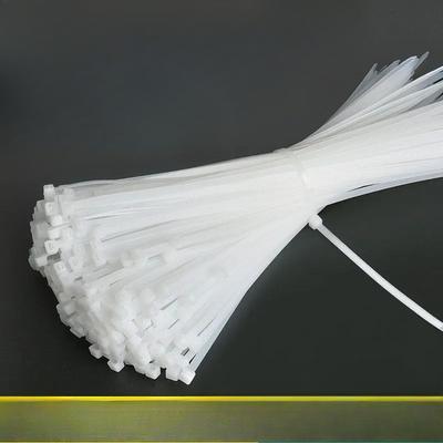 Bridas de Nylon de Autocierre Fuertes Clips para Organizar y Fijar Cables de Alambre Gestión de Cables Clips para Cables Cables de Red