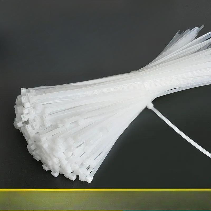 Strong Self-locking Nylon Cable TiesWire Sorting and Fixing Wire Clips Cable Management Wire Clips Network Cables