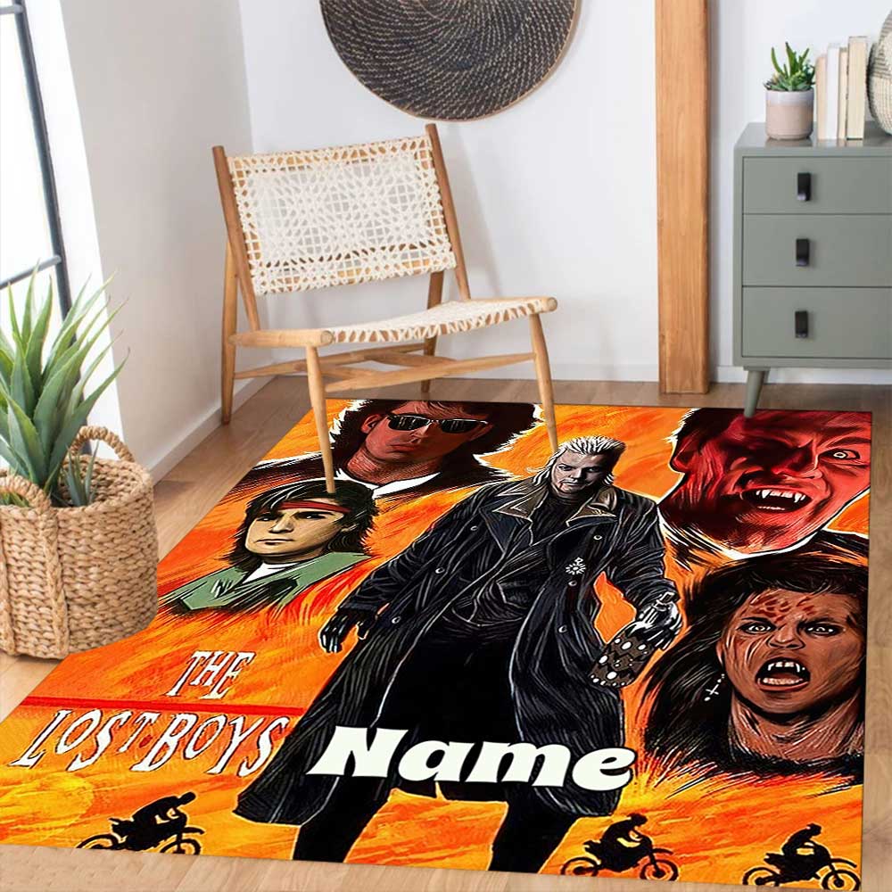 Warnermedia (15) Customize your name rug, office chair cushion, home bedroom living room gift.