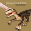 Rechargeable Remote Control Dinosaur Toy for and Children, 5 Channels 2.4G for Boy Girls, Electronic RC Walking Velociraptor