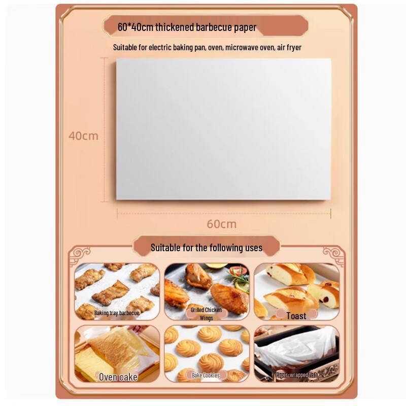 

Shengbi Lai Non-Stick Baking & Cooking Paper Sheets