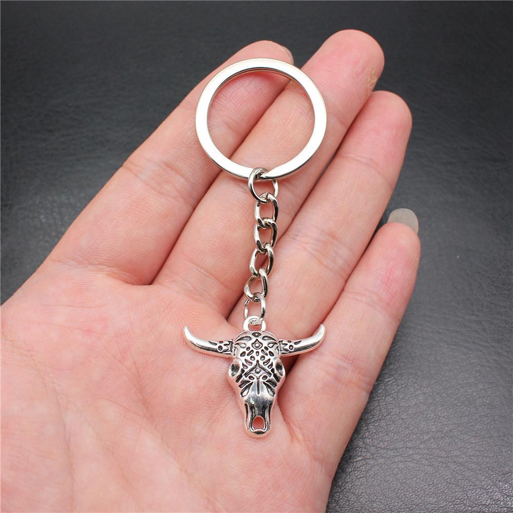 Porte-clés Gothique Biker Aigle Crâne Ailes pour Étudiants Nouvelle Arrivée Statement Cadeau d'Anniversaire Accessoire de Voyage Doux