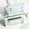 Large Capacity Pen Bag Transparent Window Stationery Storage Pouch Special Design Pencil Case  DIY