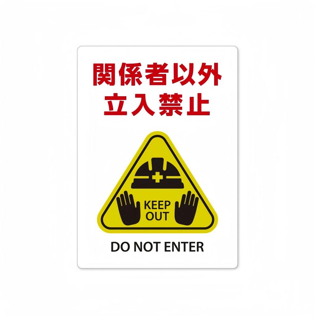 Japanese Metal Warning Signs, No Entry, No Smoking, No Littering Smoking Areas Walls Public Places Outdoor Workplace Decorat