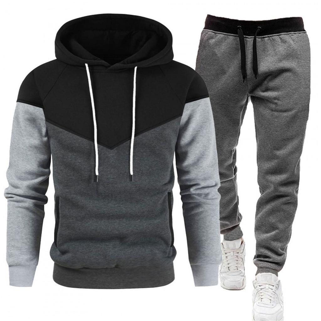 Men's Fall/Winter Hooded Sports Set