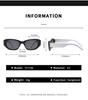 Retro Cat Eye Sunglasses No Makeup Contrasting Colors Trendy Small Face Fashionable Street Photography, Sunglasses 7746