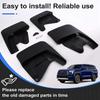 Black Plastic Car Mud Flap Set for 2023-2025 Feng