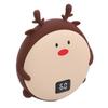 2 In 1 Handwarmer 10000 MAh Power Bank Cartoon 2 Temperature LED Digital Display USB Charging