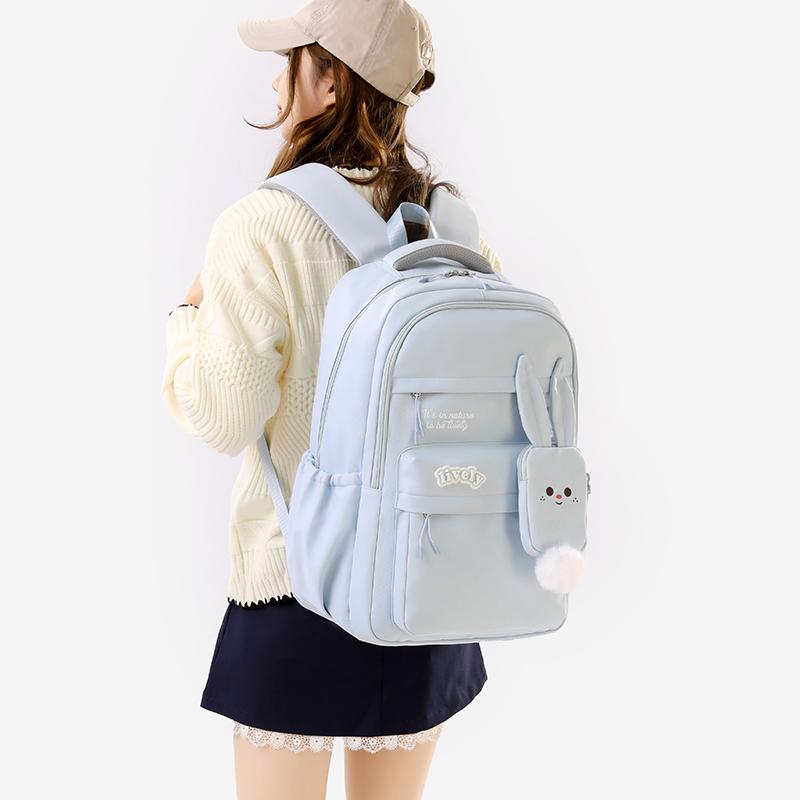 Student Schoolbag Women's Large Capacity Waterproof Lightweight Backpack