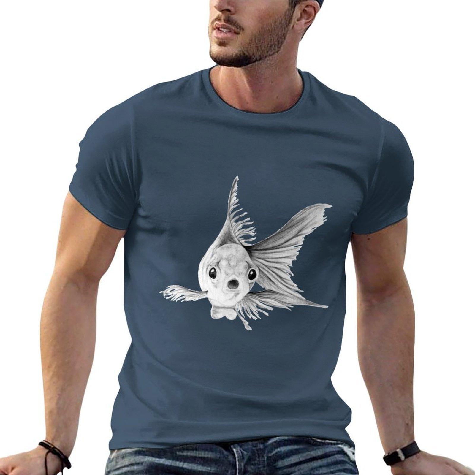 Guppy Tshirt Unisex Graphic T Shirt Unisex T Shirts Cotton T Shirts For Unisex Graphic Vintage Tshirt S