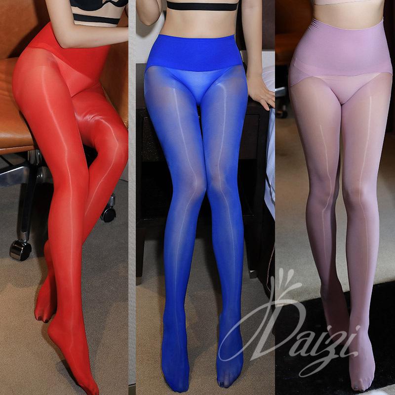 

360Seamless Contraction Trouser Stockings High Waist Sexy Hip Raise Slimming Socks8DUltra-Thin Flash Romper Horse Oil Socks Y18500YY-one size