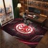 Tappeto in Velluto di Cristallo con Stampa del Middlesbrough Football Club, Comodo Assorbente d'Acqua Antiscivolo Tappeto per Pavimenti Interni