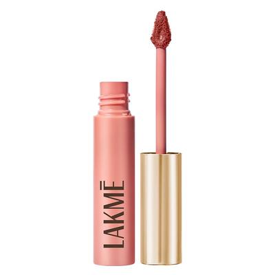 LAKMÉ LAKM Lakme Double Duty Lippen- und Wangenmousse Mattes Lippenstift-Rouge, Leicht, Langanhaltend, Feuchter Look, Burgundy Lush, 9g