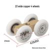 Glass Shower Sliding Door Wheel and Tapered Hanging Clip Pulley