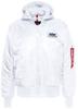 Winter Jacket Alpha Industries MA-1 ZH Back Print (128113) White/black Print