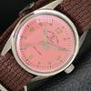 FAVRE LEUBA SEA KING VINTAGE 111 HAND-WINDING SWISS MENS PINK WATCH A702004-5 R208-a702004