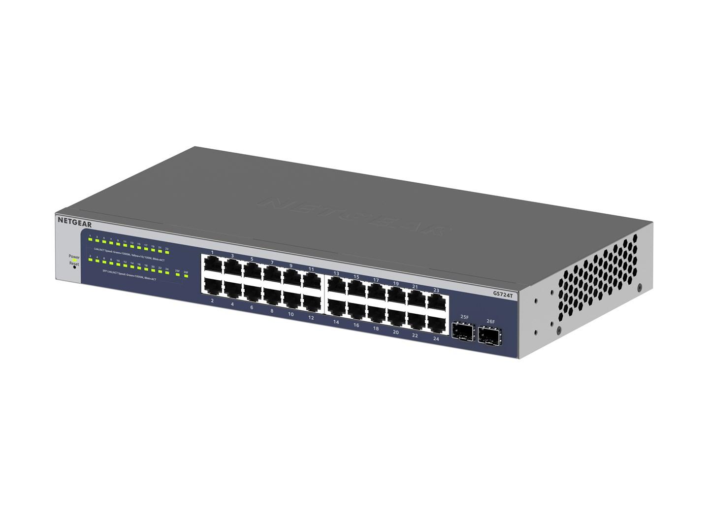 Switch Gestito Netgear GS724T-600EUS