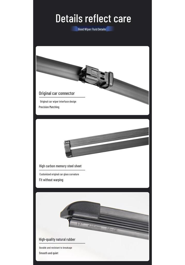 New Ford Focus Wiper Blade Strip for 2019-2022 Models, Brand New, Set of Two