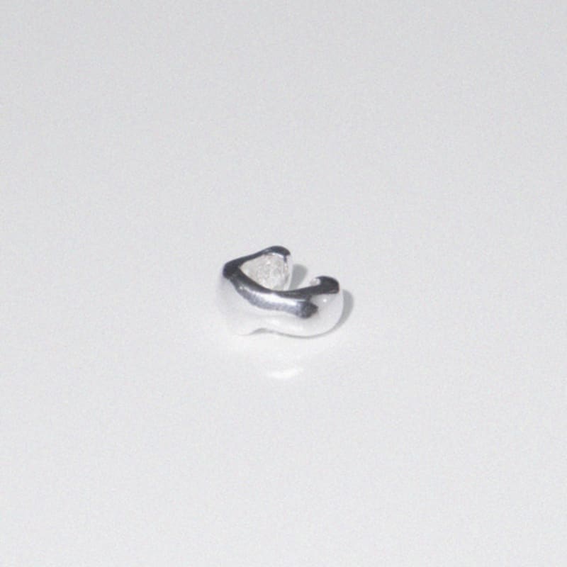 Kiee Oshimu (Silver925) 906 Wave Silver Ear Cuff (1ea)