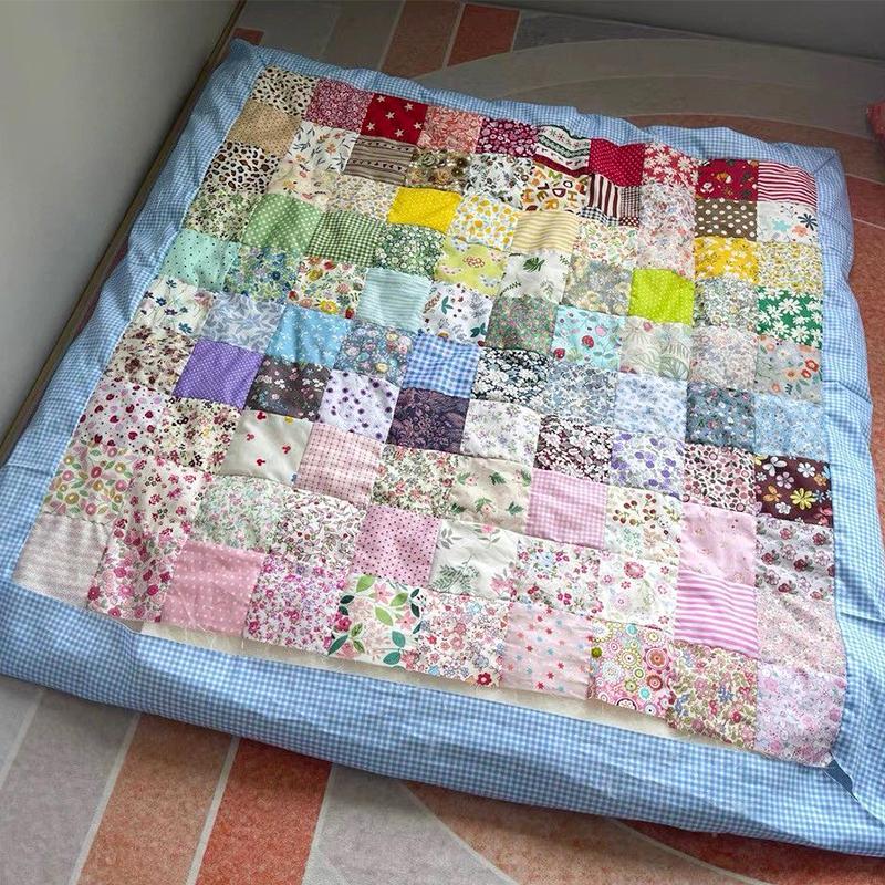 7pcs Quilting Patchwork Party Craft Fat Quarter Bundles Handmade Fabric Sewing Cotton Dolls Clothing 25x25cm