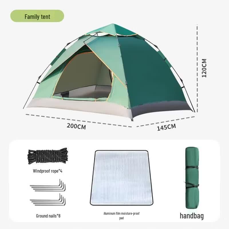 HANDUNYOU Automatic Pop-Up Camping Tent