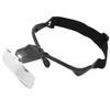 Eyeglass Type Headband Magnifier with 5 Lens LED Lamp for Eyelashes Extension Use