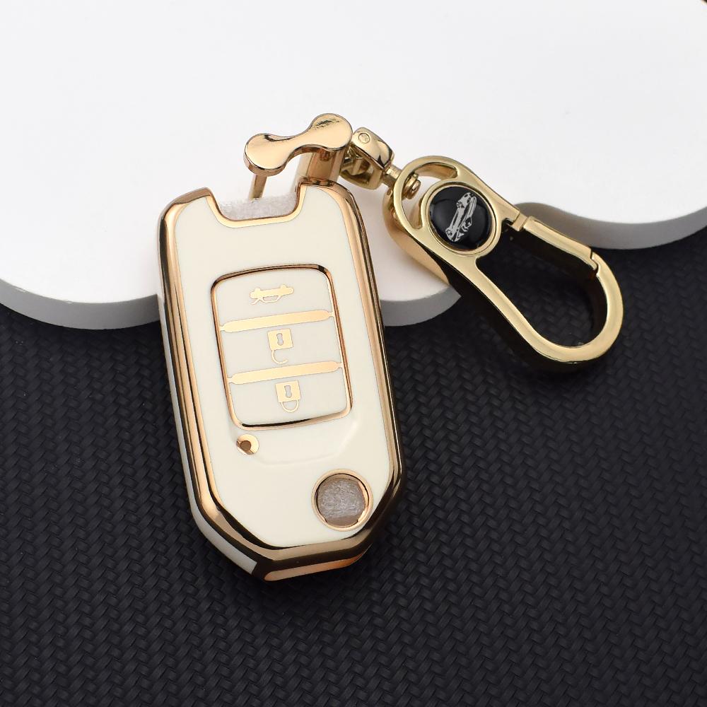 3 Button Key Case For Honda Key Fob Cover Soft TPU Remote Case for Civic CRV Accord HRV Fit Odyssey Pilot – Protective Skin