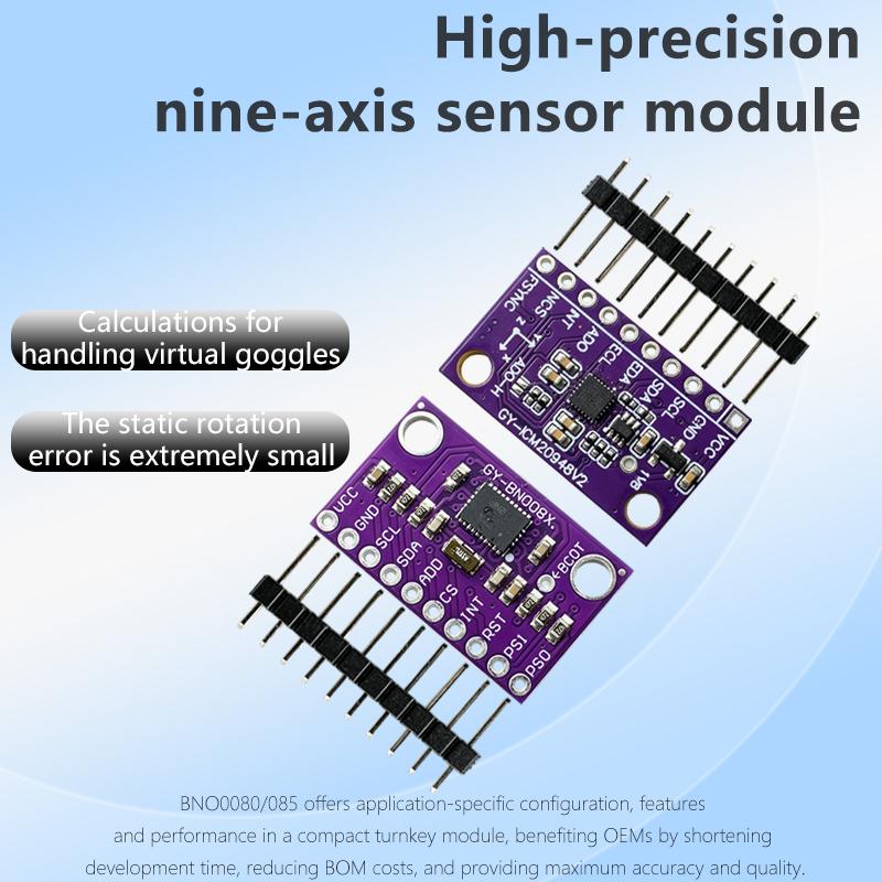 GY-BNO080 BNO085 GY-ICM20948V2 9DOF Nine-Axis IMU AHRS Sensor Module,3.3V High Precision Onboard 32K Crystal For robot balance