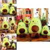 Adorable Muñeco Almohada de Peluche de Aguacate con Relleno Suave de Felpa Corta Ideal Para Niñas